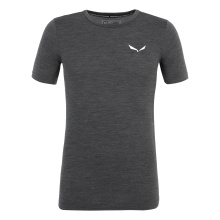 Salewa Functional Underwear T-shirt Zebru Fresh (made from Merino and Tencel) black Men